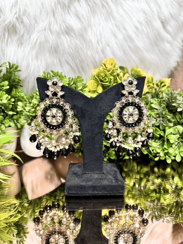 Nabhya Black Earring