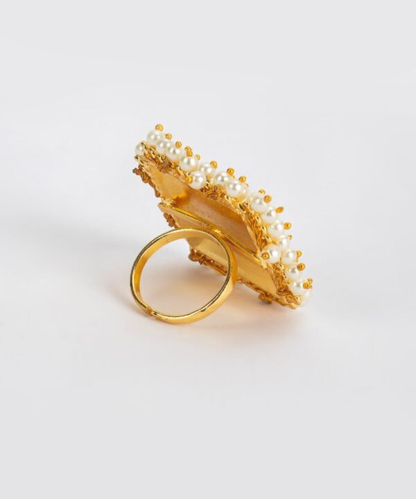 Golder German Single Stone Ring - Image 3